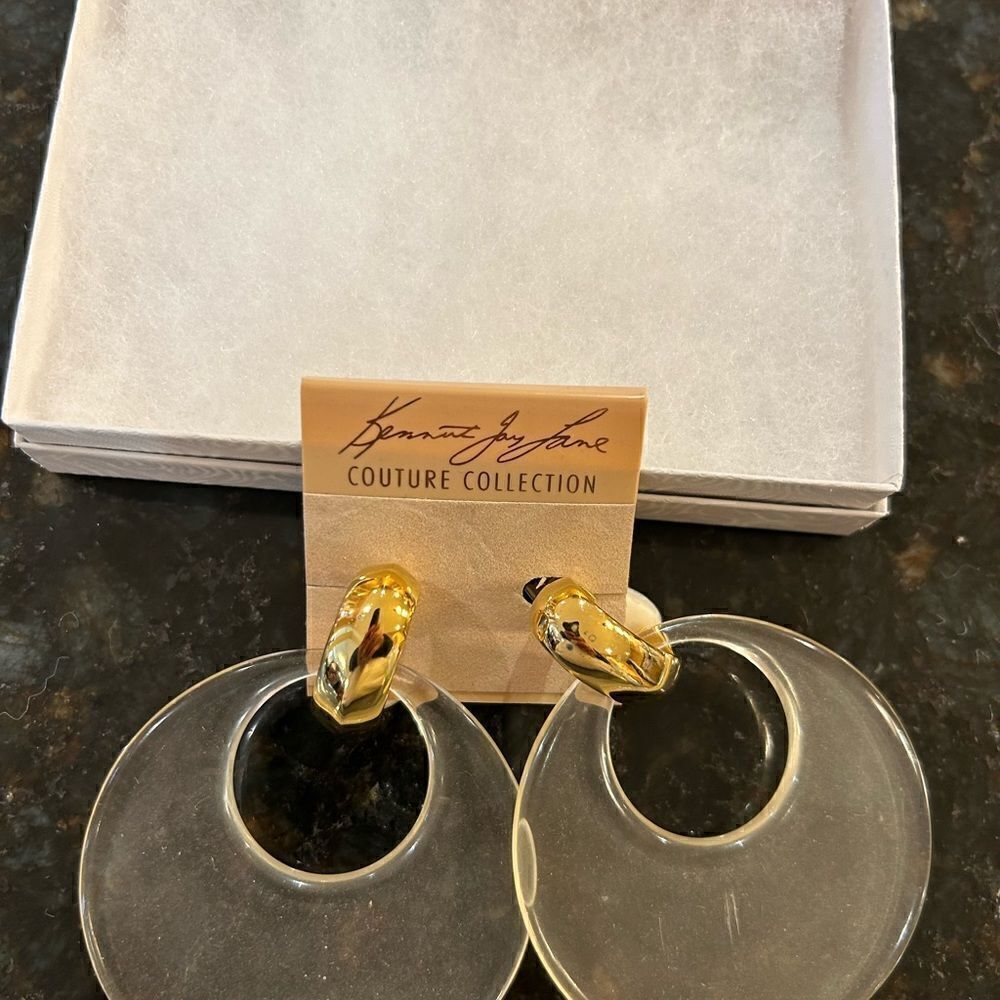 Women’s Kenneth Jay Lane couture clip on earrings - Picture 2 of 7